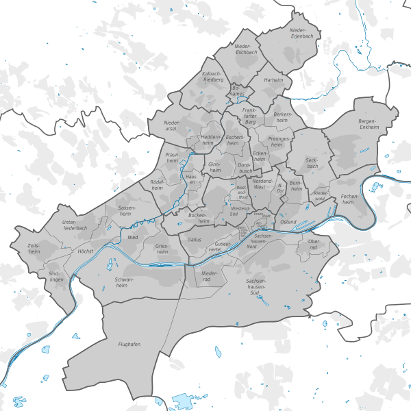 Melkom/Frankfurter Siedlungen (Stadtteile von Frankfurt am Main)