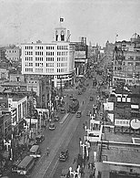 Ginza area in 1933