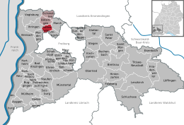 Gottenheim - Localizazion