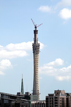 ‪中文(简体)â¬: 在建中的广州电视观光塔（2008年）