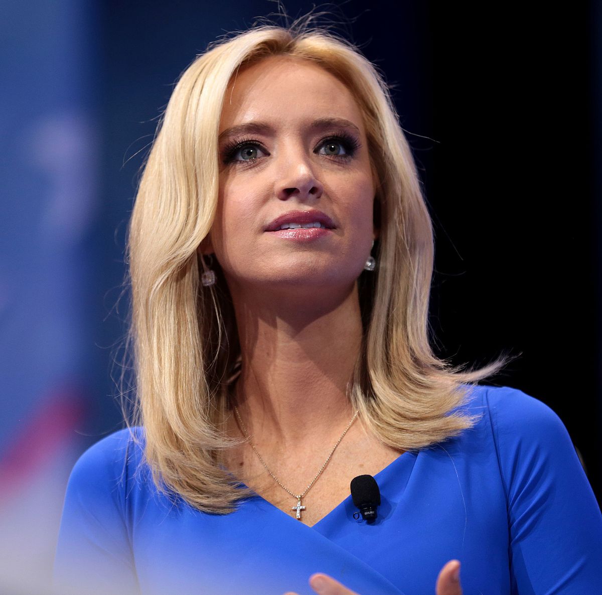 Den 36-år gammal 170 cm lång Kayleigh McEnany i 2024