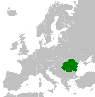 Localização de Romênia