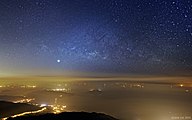 Sternenhimmel über Lantau Peak, 2014