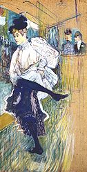 Тулуз-Лотрек. Жанна Авріль, 1892