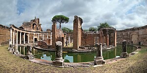 English: Hadrian's Villa, Tivoli, Lazio, Italy...