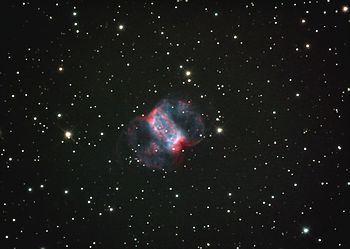 Image of planetary nebula M76 (http://www.prin...