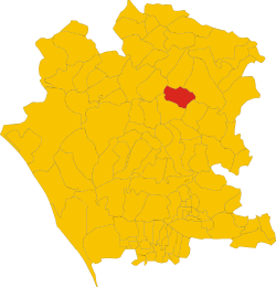 Lokasi Baia e Latina di Provinsi Caserta