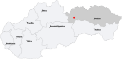 Localização de Bratislava na Eslováquia.