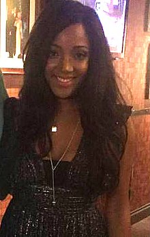 Mickey Guyton meeting a fan after a concert in 2016