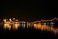 Peoria downtown skyline at night