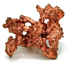 Native copper (~4 cm in size)