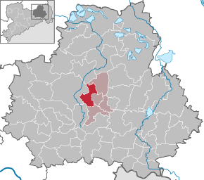 Poziția Nebelschütz pe harta districtului Bautzen