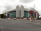 Außenseite des Stadions von Manchester United