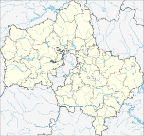Сенеж (озеро). Карта розташування: Московська область