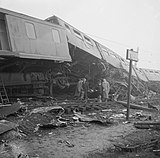 Treinramp bij Harmelen; 8 januari 1962.