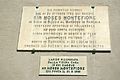 Plaque à la mémoire de Sir Moses Montefiore, près de sa maison natale à Livourne