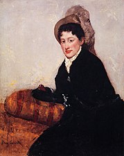 Mary Cassatt, Portret Madame X ubranej na przedstawienie, 1877–1878