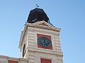 Detalle del reloj de la Puerta del Sol