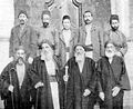 Rabbi Jacob Saul Dwek dan para pejabat sinagoge besar di Aleppo.