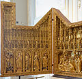 The Retable of the Crucifixion, left side.