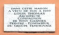 Plaque Louis Thomas.