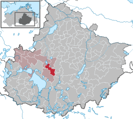 Kaart van Schloen-Dratow