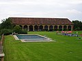 Garten mit Gartenhalle/Orangerie