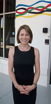 Among Olympic medalists, Shannon Miller is tied with Simone Biles as the most decorated U.S. gymnast, male or female, each with seven Olympic medals. Shannon Miller2a.jpg