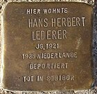 Stolperstein für Hans Herbert Lederer
