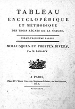 Vignette pour Tableau encyclopédique et méthodique des trois règnes de la nature