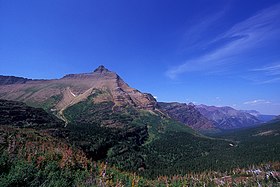 Vue du pic Triple Divide.