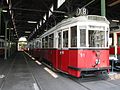 B/b-Dreiwagenzug im Verkehrsmuseum Remise