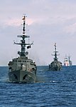 Navios de guerra equatorianos.