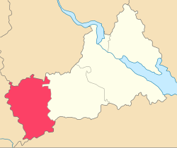 Location of Uman Raion
