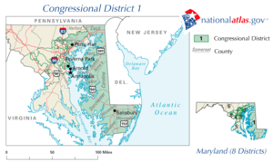 United States House of Representatives, Maryland District 1 map.png