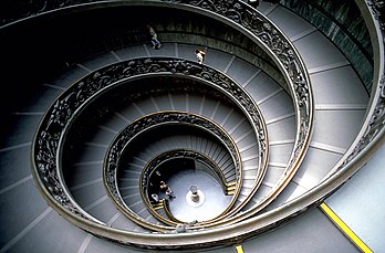 Escaliers en colimaçon dans un des Musées du Vatican. (définition réelle 3 039 × 2 000*)