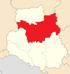 Distretto di Vinnycja – Mappa