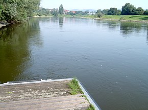 Bad Oeynhausen yakınlarındaki Weser