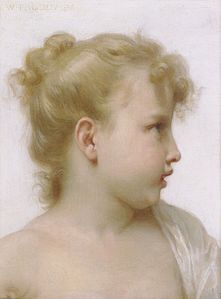 Pelajaran: Kepala Gadis Kecil (1888)