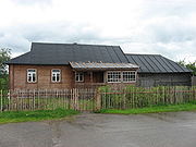 Ricostruzione della casa natale di Jurij Gagarin, a Klušino.