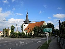 Die einst evangelische, jetzt katholische Kirche in Świętajno (Schwentainen)