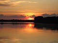 Zalazak sunca na Dunavu kod Apatina