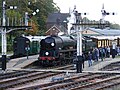 The classic view of the north end of the station, here with 34028 Eddystone.