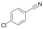 Strukturformel von 4-Chlorbenzonitril