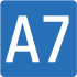 Motorway A7 shield}}