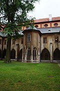 Exterior del jardín paradisíaco