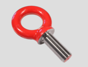 Heavy forged eye bolt, with shoulder