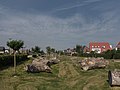 Arnhem-Schuytgraaf, art work: tree trunks near the Winterjan