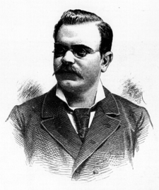 Arnold Spina (kresba J. Mukařovského pro časopis Světozor, 1886)