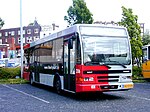Arriva bus 206 (ex GVB) type DAF Bus SB220LF575/Berkhof 2000NL (LPG) te Groningen.